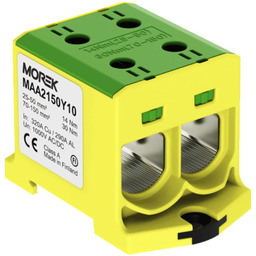 Zacisk uniwersalny szary 2xAl/Cu 25-150mm 1500V złączka szynowa
