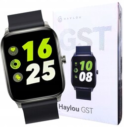 Smartwatch Haylou Gst czarny SpO2 Pulsoksymetr
