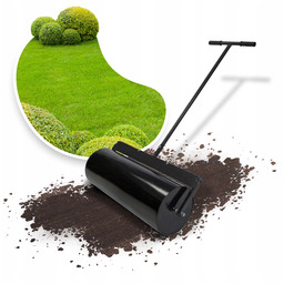 Walec Ogrodowy czarny duży 90cm Wał Do Trawy