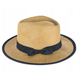 Kapelusz Plażowy Słomkowy Klasyczny Panama Damski Męski Letni