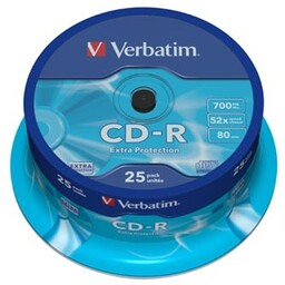 Verbatim 43432 CD-R Extra Protection, 25-sztuk Cake box,