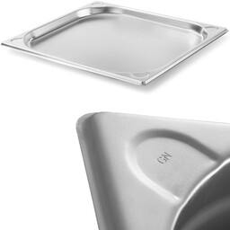 Pojemnik GN 2/3 stalowy Kitchen Line wys. 20mm