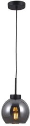 LAMPA wisząca POGGI PND-28028-1B Italux szklana OPRAWA kula