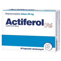 Actiferol Fe 30 mg, 30 kapsułek