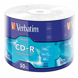 Verbatim 43787 CD-R Data Life Extra Protection, 50-sztuk