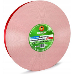 MOCNA TAŚMA DWUSTRONNA PIANKOWA AKRYLOWA 25MM/50M GRUBOŚĆ 0.8MM