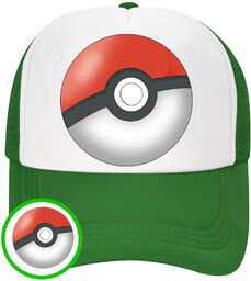 CZAPKA Z DASZKIEM POKEMON PIKACHU DLA DZIECI SIATKA