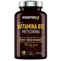Essensey Witamina B12 Metylowana, 90 kaps.