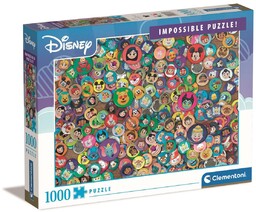 Clementoni, Puzzle, Impossible, Disney Classic, 1000 el.