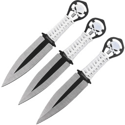 Noże do rzucania Martinez Albainox Skulls Set 3