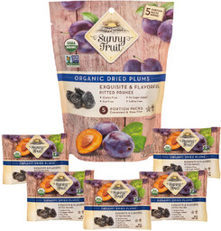 Organiczne Śliwki Suszone Sunny Fruit Opakowanie 5X30G