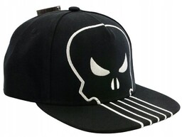 Czapka z daszkiem męska MARVEL PUNISHER wyszyta 55-60cm