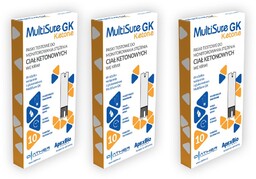 Paski ketonowe MultiSure GK 30 szt Diather +