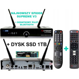 Octagon SF8008 V3 Supreme Combo 4K DVB-S2X+DVB-T2/C+DYSK 1TB