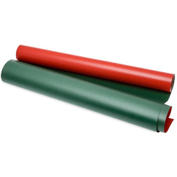 Papier pakowy kraft zielono-czerwony, 70cm-25m, 60g