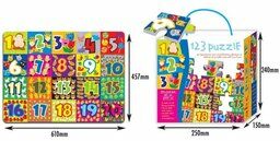 Russell, puzzle podłogowe Cyferki