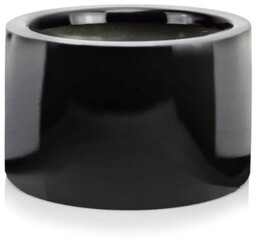 Czarna donica Fiber Cylinder Bowl 30 cm 95.047