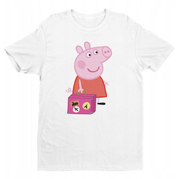 Koszulka Dziecięca-Świnka Peppa-Mix Kolory- 98 Xxs