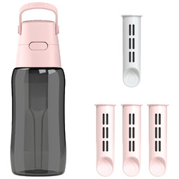 Butelka Filtrująca Dafi SOLID 0,5 Baby Pink Zbiornik