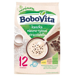 BoboVita Kaszka mleczno-ryżowa stracciatella po 12 miesiącu, 210