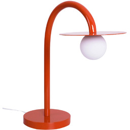 Lampa stołowa ENIGMA kulista czerwona T0060 - MaxLight
