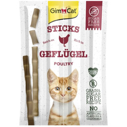GIMCAT Sticks z drobiem i wątróbką przysmak