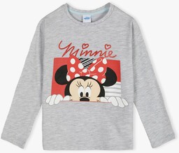 Bawełniana bluzka dla dziewczynki z Myszką Minnie