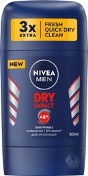NIVEA MEN Antyperspirant męski w sztyfcie Dry Impact