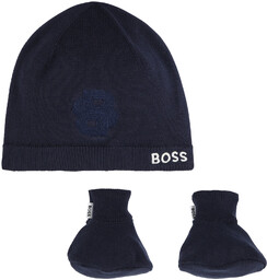 Zestaw Czapka i Skarpety Boss J51633 Granatowy