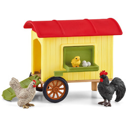 schleich 42572 Przenośny kurnik, od 3 lat, FARM