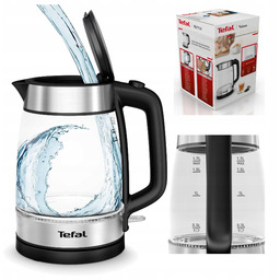 Czajnik Elektryczny Tefal Bezprzewodowy Szklany 1,7 L 2200W