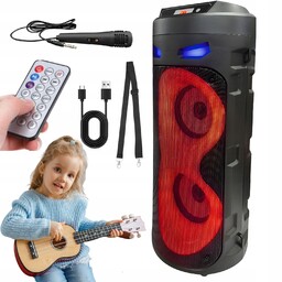 Duży Głośnik Bezprzewodowy Mobilny Zestaw Nagłośnieniowy Karaoke