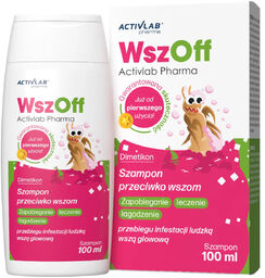 Activlab Pharma WszOff, szampon przeciw wszom, 100 ml