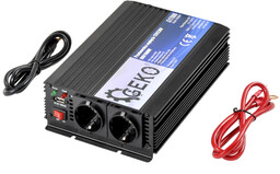 Przetwornica samochodowa 12V 230V 800W/1600W USB