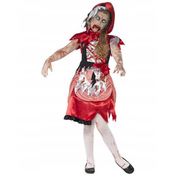 Strój Zombie Czerwony Kapturek Halloween 146