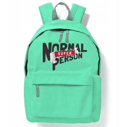 Plecak Miętowy Do Szkoły SUPER PERSON Młodzieżowe Stylowe