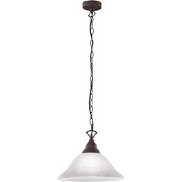 Reality Leuchten Lampa wisząca, metal, E27, kolor rdzy