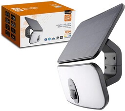 Naświetlacz LED SOLARNY 13W PHOENIX 4000K PIR 1400lm