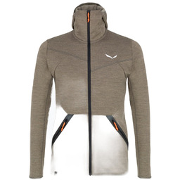 Bluza polarowa męska Salewa Nuvolao AW brązowa 00-0000028051