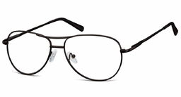 Sunoptic Okulary oprawki dziecięce zerówki Pilotki MK1-49 czarne