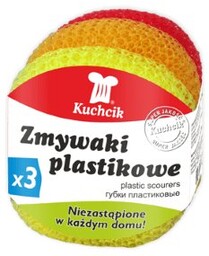 Zmywak plastikowy Kuchcik 3szt
