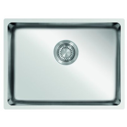 BERG Zlewozmywak jednokomorowy QUADROXL Stalowy 44x54