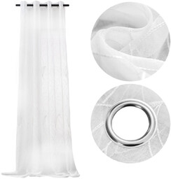 Firana Dekoracyjna 200x250 Przelotka Cruz Woal 01