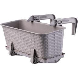 Doniczka rattanowa z podstawką Frette 40 cm +