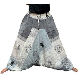 Spodnie Do Jogi  Alladynki Szare