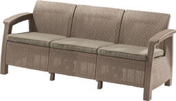 Keter Sofa ogrodowa CORFU Max Love Seat 3-osobowy