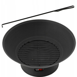 Lund Palenisko Ogrodowe Żeliwne Zaokrąglone 56CM Pogrzebacz 7,7KG