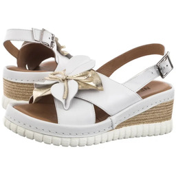 Sandały Nepeke Hidajet White/Gold (NP108-a)