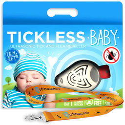 Urządzenie ultradźwiękowe na kleszcze Tickless Kid beżowy