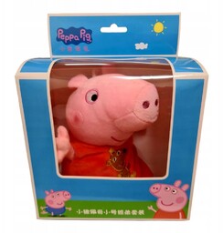 Zabawka Pluszowa Świnka Peppa 19 cm z zawieszką